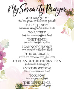My Serenity Prayer