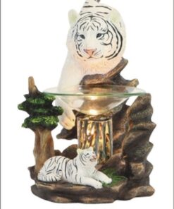 BROWN TIGERS POLY RESIN OIL BURNER
