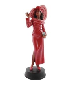 RED LADY FIGURINE