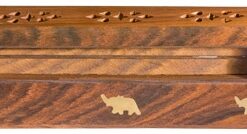 Wooden Coffin Box Elephant