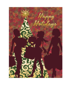 Happy Holiday Shoppers African American