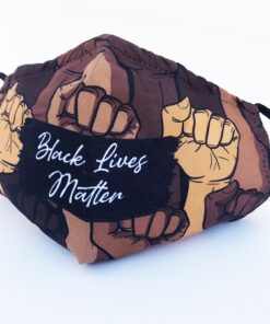 BLACK LIVES MATTER FISTS FACE MASKS