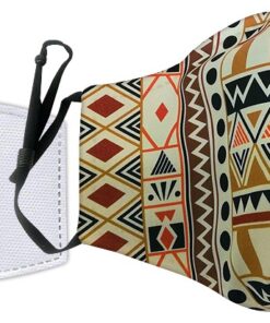 GEOMETRIC MUD CLOTH FACE MASKS