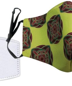 MANDALA GREEN FACE MASKS