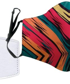 SUNSET STRIPES FACE MASKS