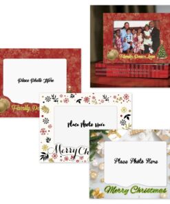 ASSORTED PHOTO FRAME HOLIDAY CARDS