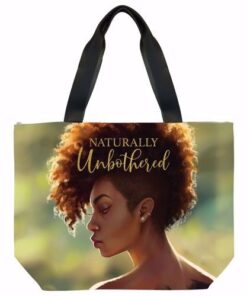 Naturally Unbothered Canvas Handbag