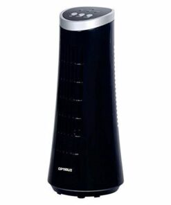 DESKTOP ULTRASLIM OSCILLATING TOWER FAN (BLACK)