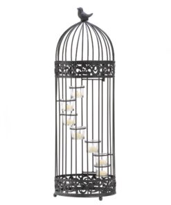 BIRDCAGE STAIRCASE CANDLE STAND