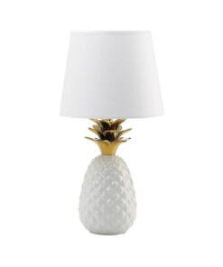 GOLD TOPPED PINEAPPLE LAMP