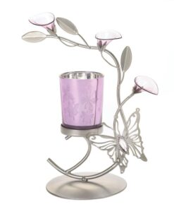 BUTTERFLY LILY CANDLEHOLDER