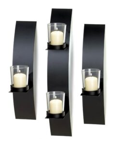 CONTEMPORARY WALL SCONCE TRIO