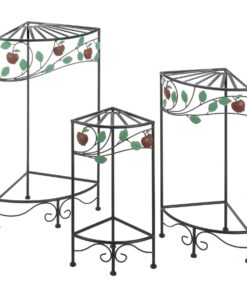 COUNTRY APPLE PLANT STAND SET