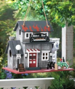 ROUTE 66 BIKER BAR BIRDHOUSE