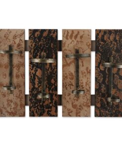 RUSTIC WINE WALL RACK