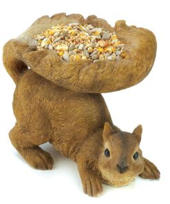 WOODLAND SQUIRREL BIRD FEEDER