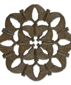 BUTTERFLY DESIGN CAST IRON STEPPING STONE