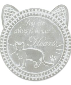 YOU ARE ALWAYS IN OUR HEARTS CAT MEMORIAL STEPPING STONE