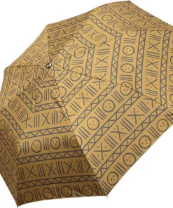 Brown Mudcloth Umbrella
