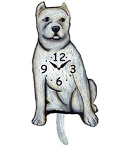 White Pointy Pit Bull Dog