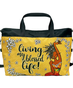 LIVING MY BLESSED LIFE TRAVEL GYM BAG