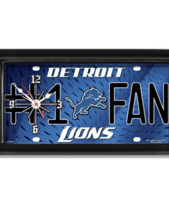 DETROIT LIONS CLOCK