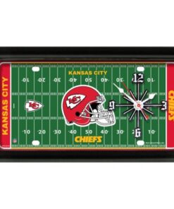 KANSAS CITY CHIEFS FIELD CLOCK