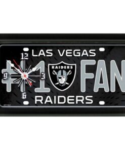 LAS VEGAS RAIDERS CLOCK
