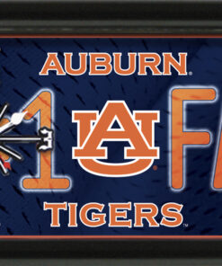 AUBURN TIGERS CLOCK