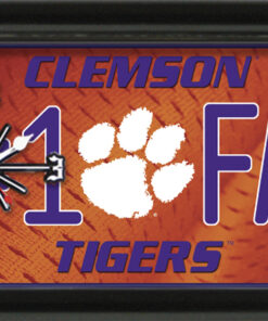 CLEMSON TIGERS CLOCK