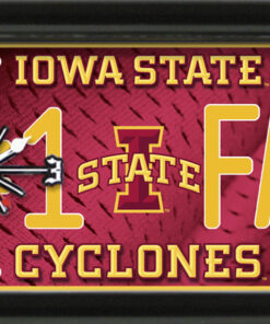 IOWA STATE CYCLONES CLOCK