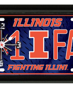ILLINOIS FIGHTING ILLINI CLOCK