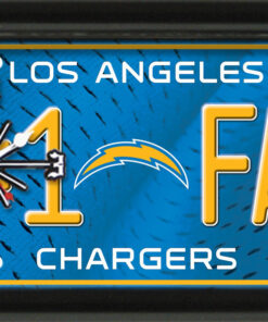 LOS ANGELES CHARGERS CLOCK