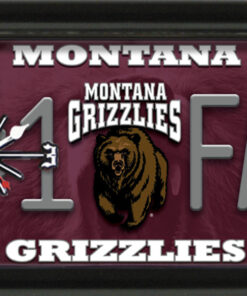 MONTANA GRIZZLIES CLOCK