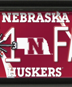 NEBRASKA CORNHUSKERS CLOCK