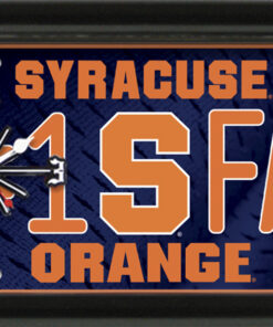 SYRACUSE UNIVERSITY ORANGE CLOCK