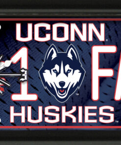 UCONN HUSKIES CLOCK