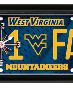 WEST VIRGINIA MOUNTAINEERS CLOCK