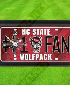 NORTH CAROLINA STATE WOLFPACK CLOCK