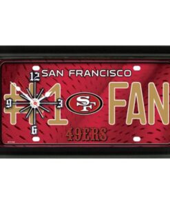 SAN FRANCISCO 49ERS CLOCK