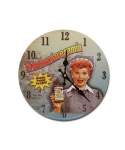 I LOVE LUCY CIRCLE CLOCK #2 – VITAMEATAVEGAMIN