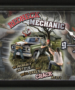 BUCKWEAR CLOCK REDNECK MECHANIC #4