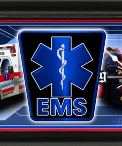 EMS MEDICAL SERVICE CLOCK
