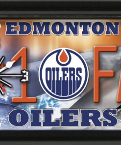 EDMONTON OILERS CLOCK
