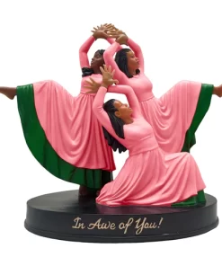 In Awe of You Figurine Pink & Green