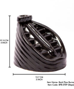 Vrinda Ceramic Back Flow Cone Burner Steps