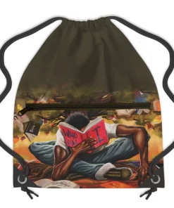 WHO AM I DRAWSTRING BACKPACK