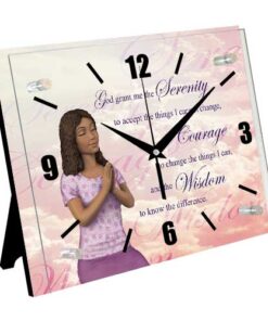 Clock: Serenity Prayer AA